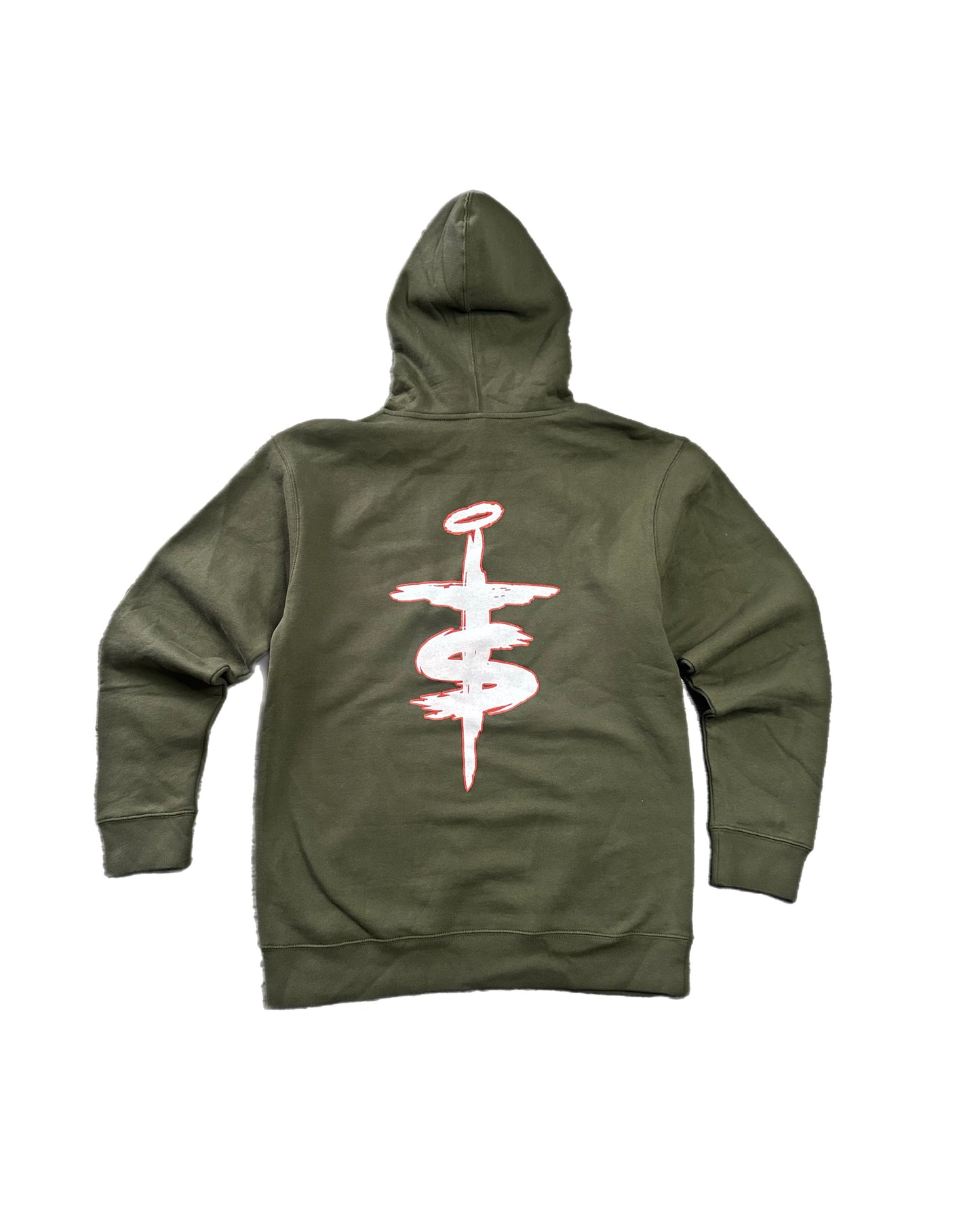 MAKE AMERICA BAN FENT HOODIE (Olive/Red)