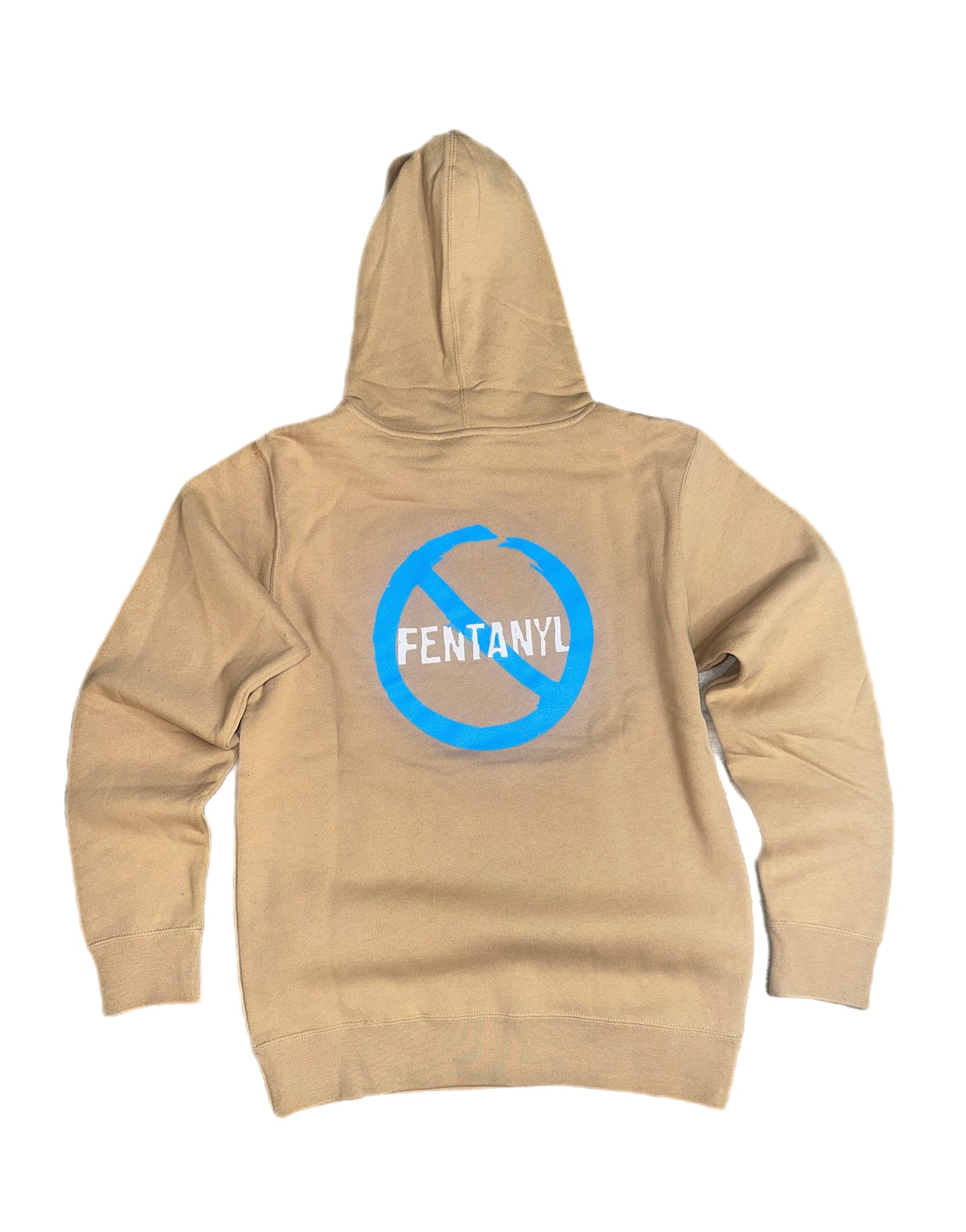 STOP TAKING PERC 30s HOODIE (TAN/BLUE)