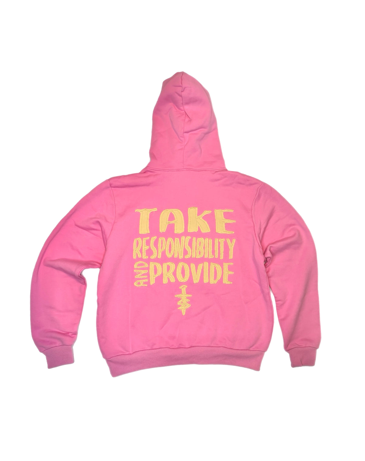 T.R.A.P HOODIE (Pink/ Cream)
