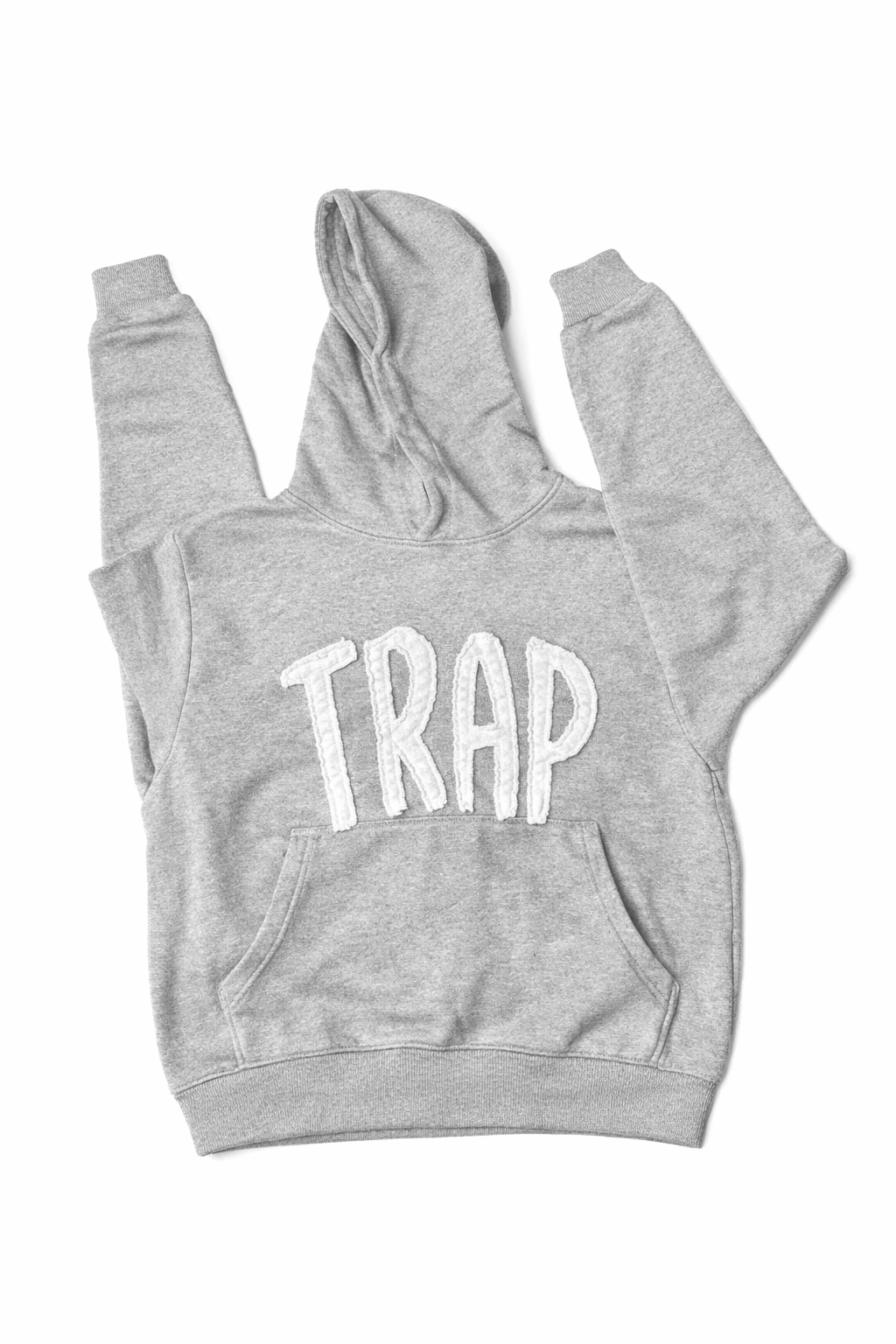T.R.A.P HOODIE (Grey/White)