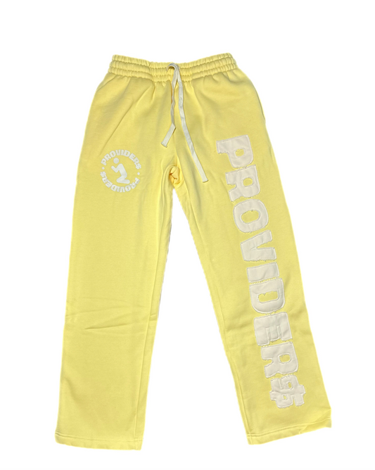 PROVIDER$ SWEATS (Yellow/Cream)