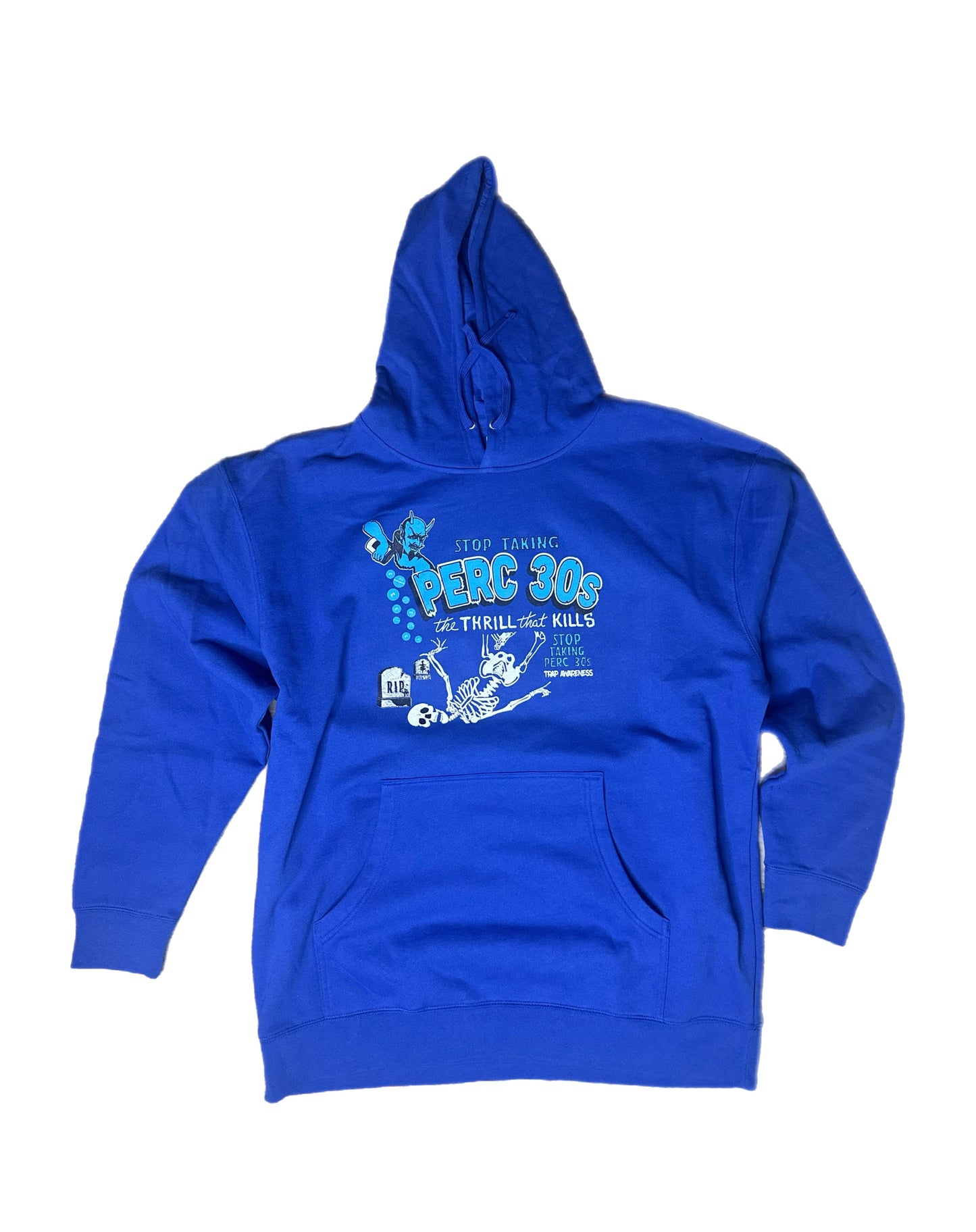 STOP TAKING PERC 30s HOODIE (Royal) LIMITED