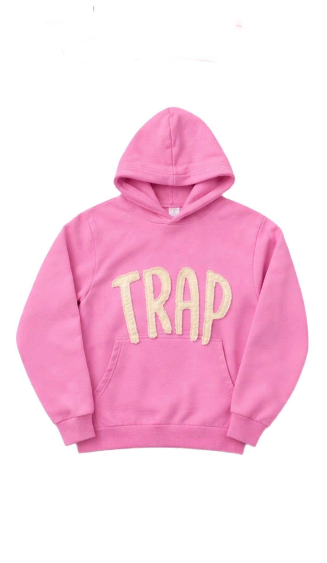 T.R.A.P HOODIE (Pink/ Cream)